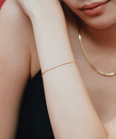 Simple Narrow Bracelet［Silver925］