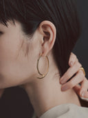 Slim Hoop Pierce［Stainless］