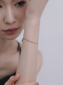 Smooth Line Bracelet［Stainless］