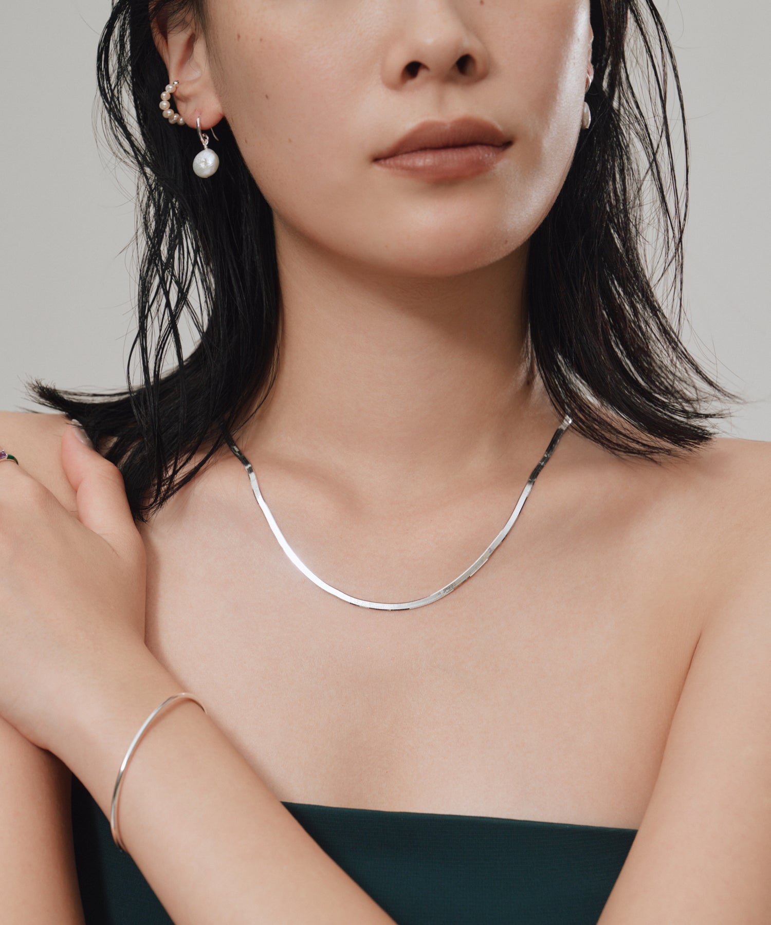 Snake Chain Necklace [Silver925] | Affordable necklace mail order