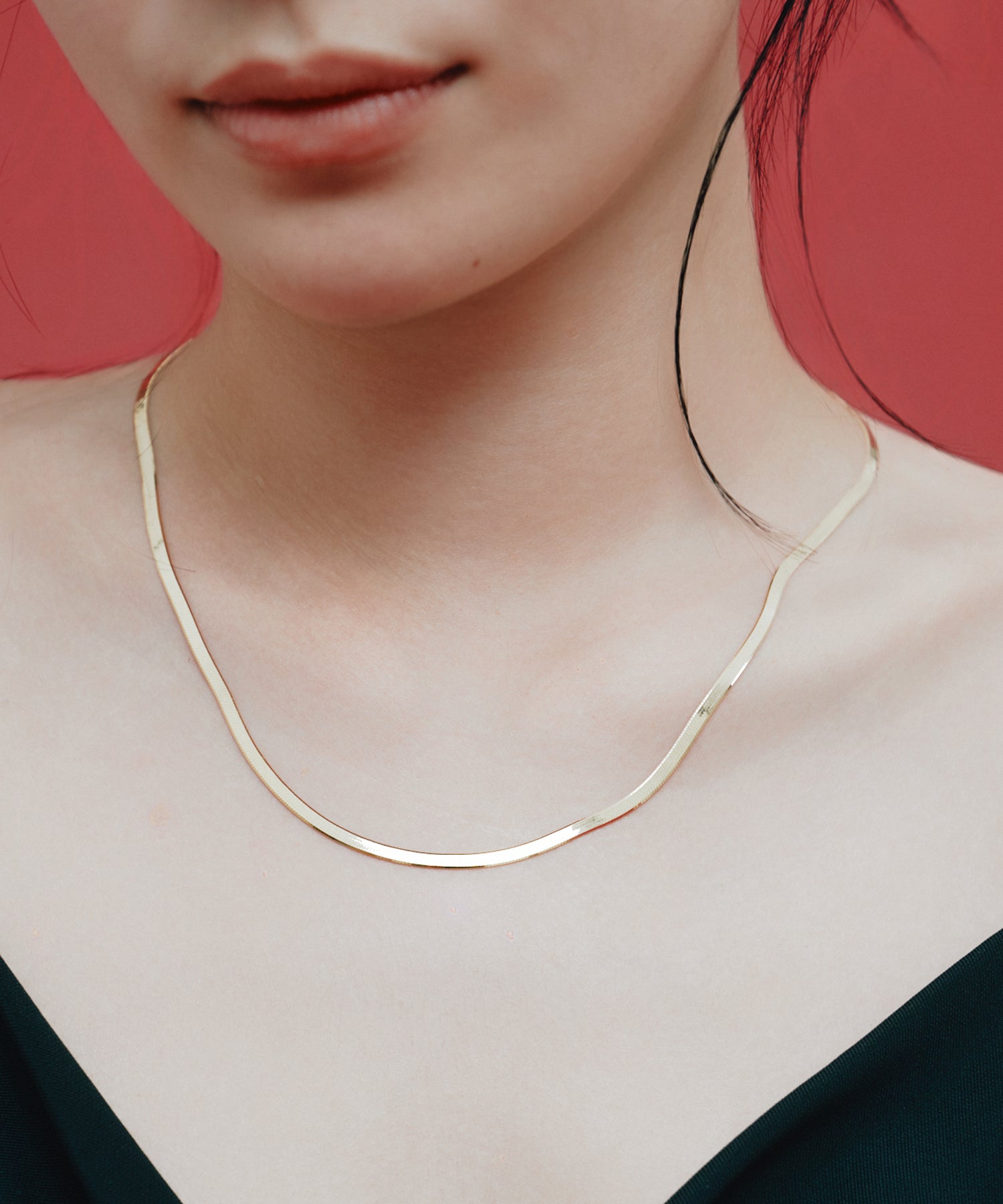 Snake Chain Necklace [Silver925] | Affordable necklace mail order