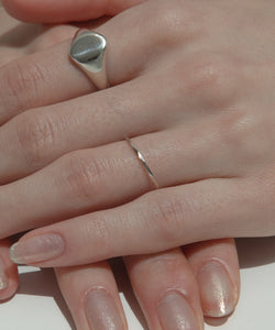 Thin Multi Sided Ring［Silver925］