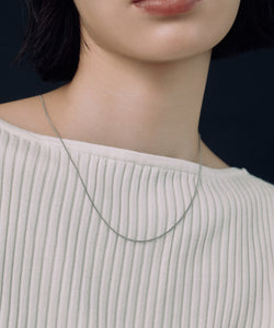 Thin Round Chain Necklace［Stainless］