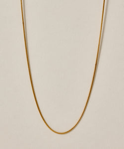 Thin Round Chain Necklace［Stainless］