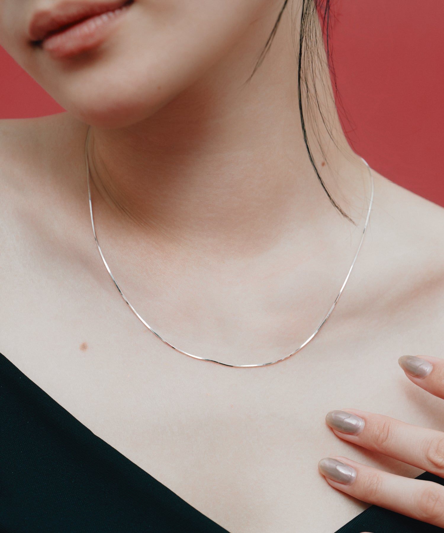 ベース silver925 chain necklace Sterling Silver Skull Chain, 925 Silver Skull Chain Necklace