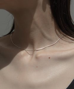 Thin Snake Chain Necklace［Silver925］