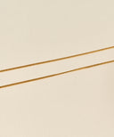 Thin Gourmette Chain Necklace［Stainless］