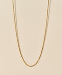 Thin Oval Link Chain Necklace［Stainless］