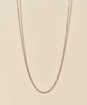 Thin Oval Link Chain Necklace［Stainless］