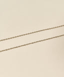 Thin Oval Link Chain Necklace［Stainless］