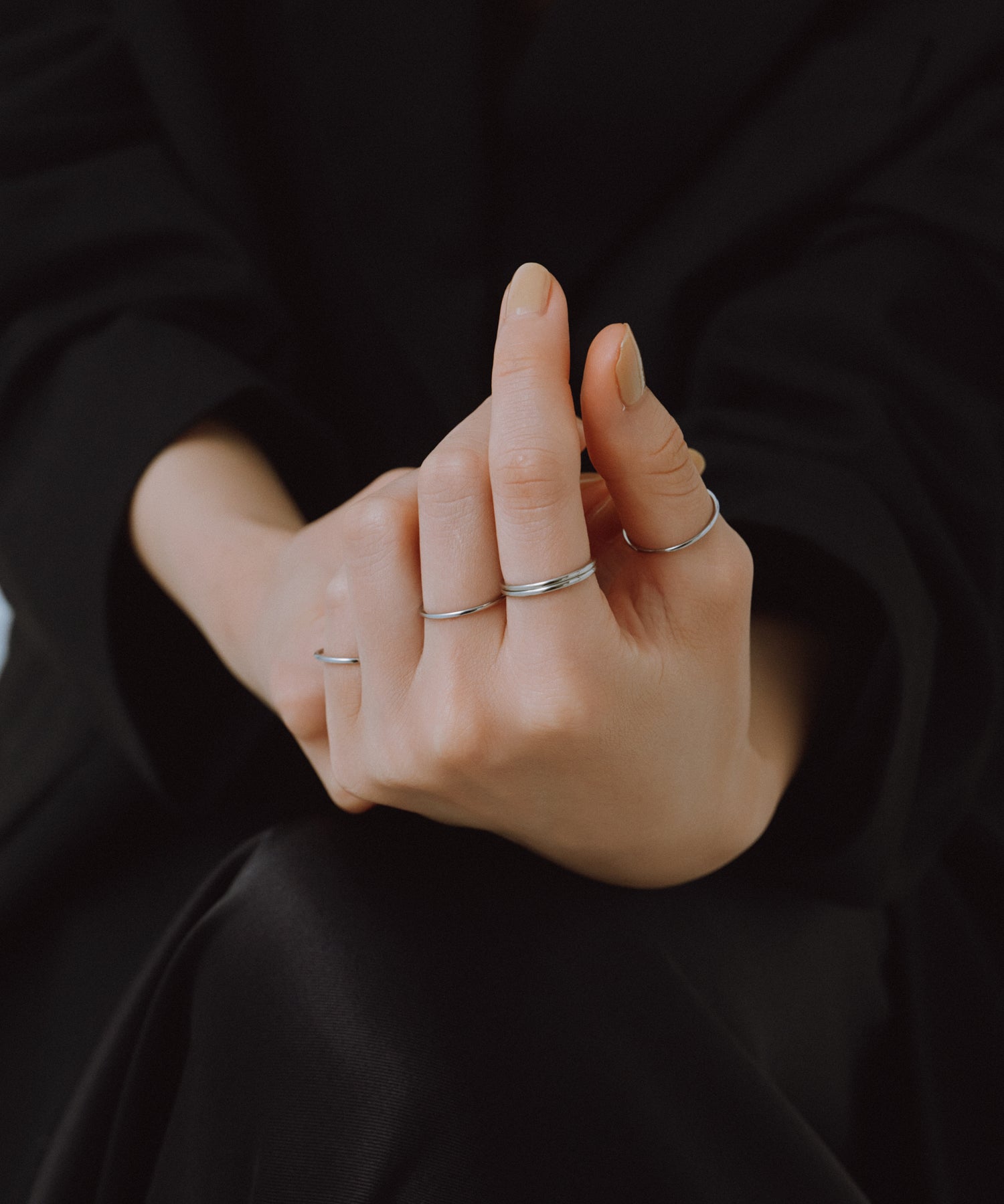 Thin Ring 5 set［Stainless］ | 大人のための毎日使えるリング通販