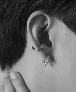 Twisted Nuance Ear Cuff［Stainless］