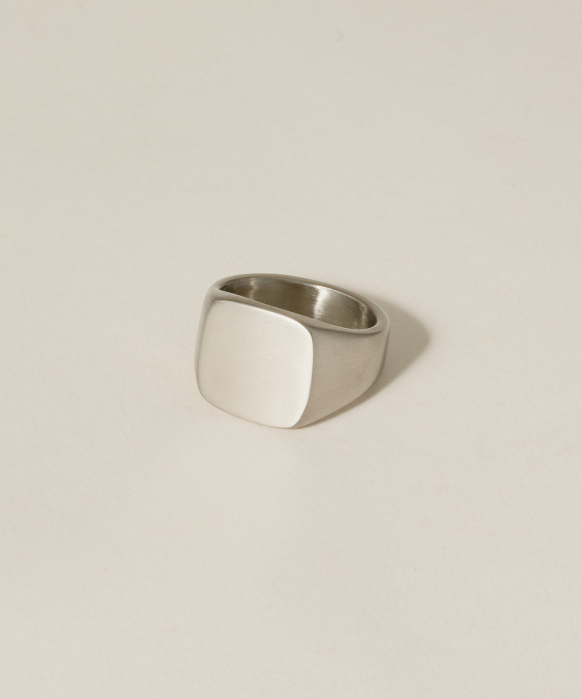 Vintage Square Signet Ring［Stainless］ | 大人のメンズリング通販 