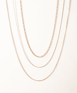 Triple Chain Necklace