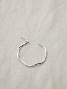 Twisted Large Hoop Pierce