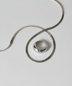 Snake Chain Necklace［Stainless］ &amp; Volume Ring