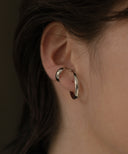 Double Layered Hoop Ear Cuff