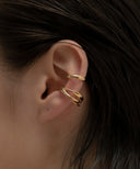 Double Nuance Hoop Ear Cuff