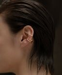 Double Nuance Hoop Ear Cuff