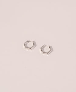 Hexagon Hoop Pierce