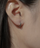 Hinged Thin Hoop Pierce［Stainless］ 