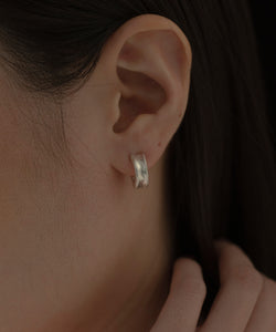 Nuance Matte Hoop Earring