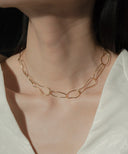 Oval Chain Choker 