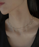 Oval Chain Choker 