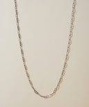 Oval Chain Long Necklace［Stainless］