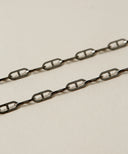 Oval Chain Long Necklace［Stainless］