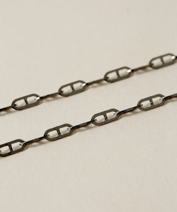 Oval Chain Long Necklace［Stainless］