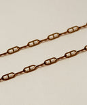 Oval Chain Long Necklace［Stainless］