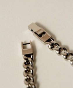 Plate Chain Bracelet［Stainless］