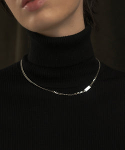 Plate Chain Necklace［Stainless］
