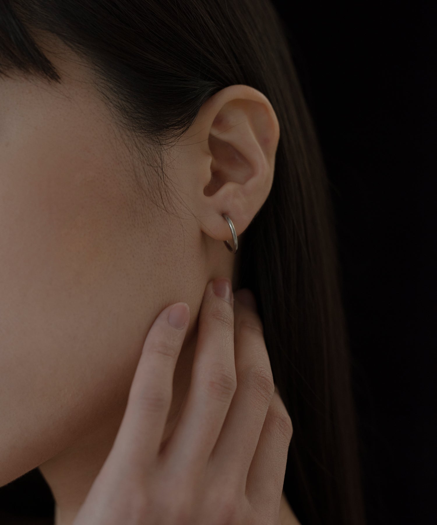 Simple Hoop Earring［Stainless］ | 大人の毎日使える