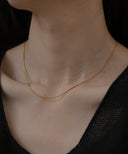 Simple Narrow Necklace［Stainless］ 