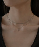 Simple Narrow Necklace［Stainless］ 