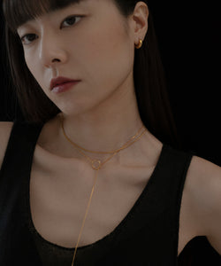 Simple Narrow Necklace［Stainless］ 