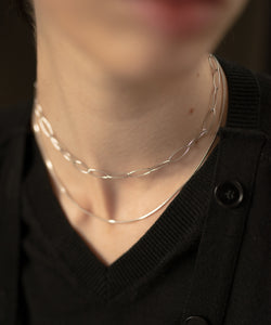 Simple &amp; Chain Necklace 2 set
