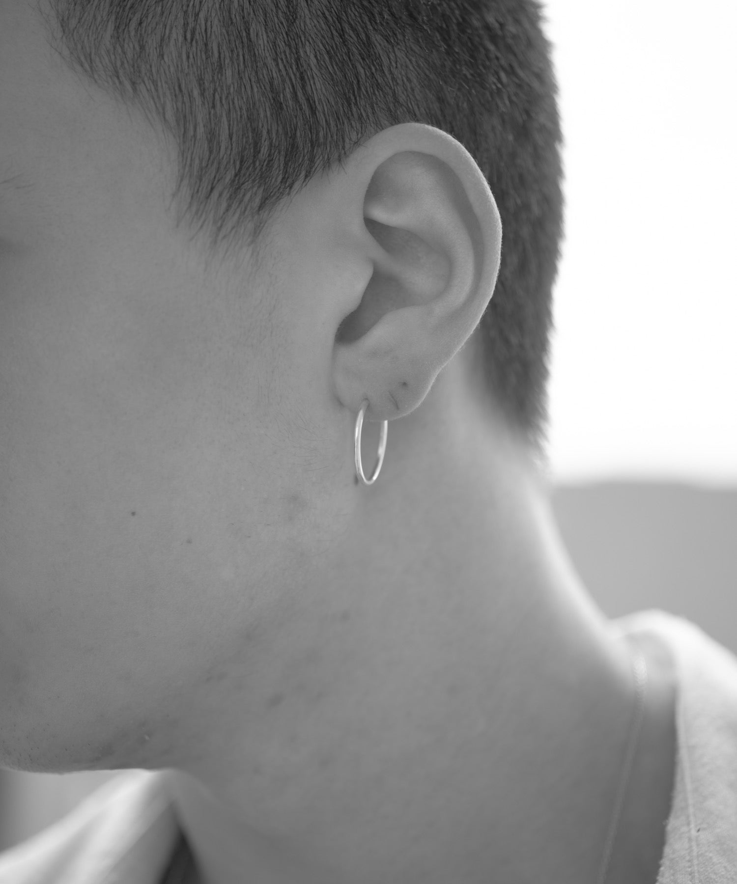 Thin Hoop Pierce（2.0cm）［Silver925］ | 大人のための毎日使える