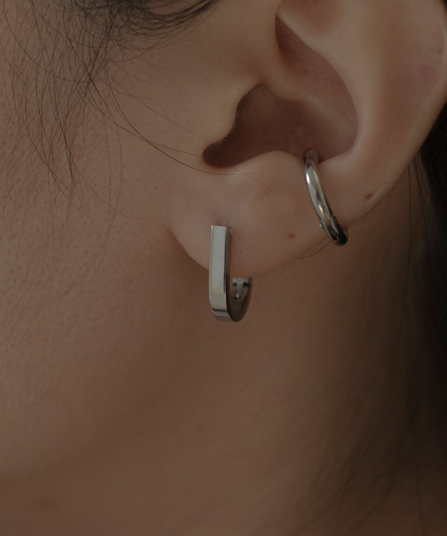 U Hoop Pierce［Stainless］ | 大人のための毎日使えるピアス通販