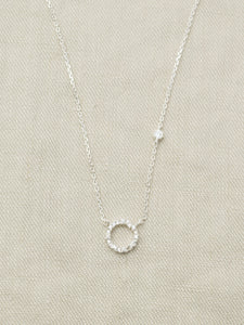 Stone Circle Necklace［Silver925］