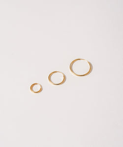 Thin Hoop Pierce（1.0cm）［Silver925］