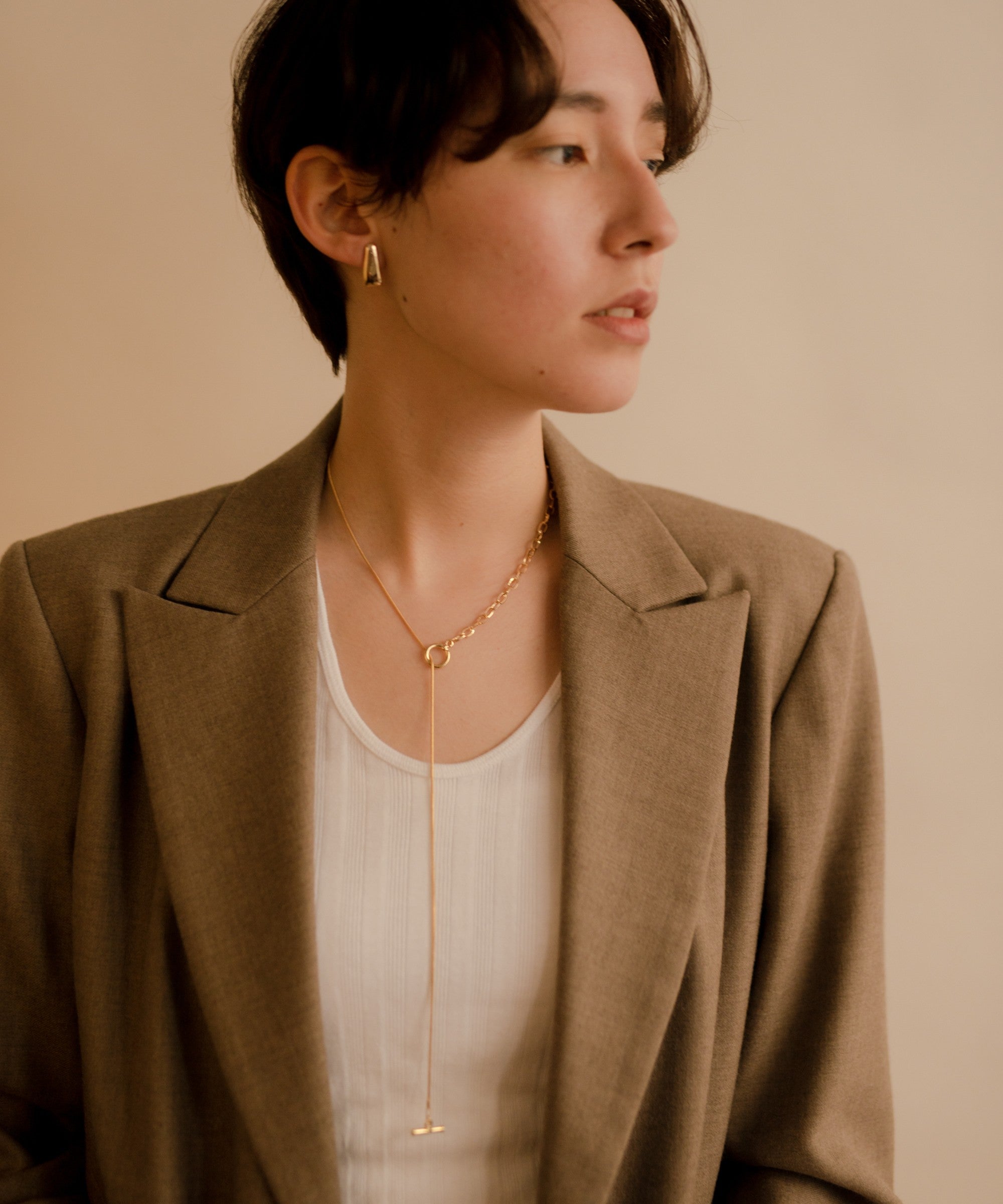 Mix Long Chain Necklace | 大人のための毎日使えるネックレス通販