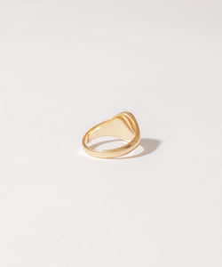 Oval Signet Ring［Silver925］